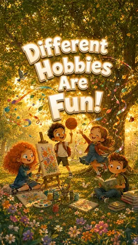 Cover of Different Hobbies Are Fun!